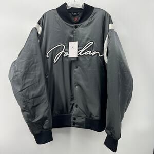 XXL NWT Jordan Jumpman MVP Varsity Coach Jacket Satin New HF9297-045